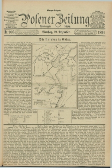 Posener Zeitung. Jg.98, Nr. 905 (29 Dezember 1891) - Morgen=Ausgabe. + dod.