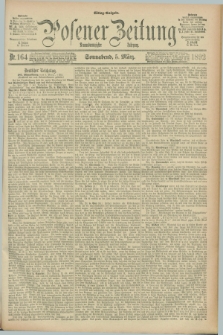 Posener Zeitung. Jg.99, Nr. 164 (5 März 1892) - Mittag=Ausgabe.