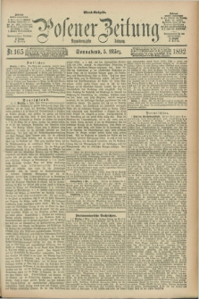 Posener Zeitung. Jg.99, Nr. 165 (5 März 1892) - Abend=Ausgabe.