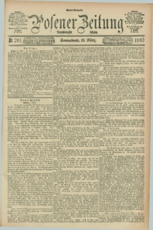 Posener Zeitung. Jg.99, Nr. 201 (19 März 1892) - Abend=Ausgabe.