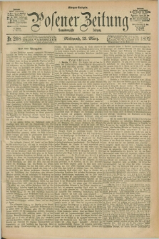 Posener Zeitung. Jg.99, Nr. 208 (23 März 1892) - Morgen=Ausgabe. + dod.
