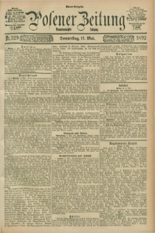 Posener Zeitung. Jg.99, Nr. 329 (12 Mai 1892) - Abend=Ausgabe.