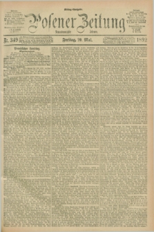 Posener Zeitung. Jg.99, Nr. 349 (20 Mai 1892) - Mittag=Ausgabe.