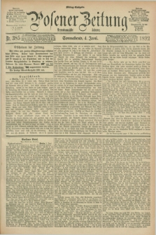 Posener Zeitung. Jg.99, Nr. 385 (4 Juni 1892) - Mittag=Ausgabe.