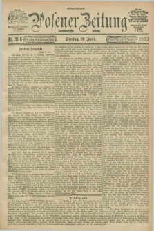 Posener Zeitung. Jg.99, Nr. 396 (10 Juni 1892) - Mittag=Ausgabe.