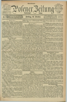 Posener Zeitung. Jg.99, Nr. 757 (28 Oktober 1892) - Abend=Ausgabe.