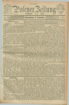 Posener Zeitung. Jg.99, Nr. 795 (12 November 1892) - Mittag=Ausgabe.