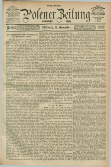 Posener Zeitung. Jg.99, Nr. 803 (16 November 1892) - Morgen=Ausgabe. + dod.