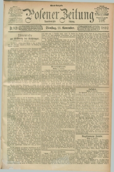 Posener Zeitung. Jg.99, Nr. 820 (22 November 1892) - Abend=Ausgabe.