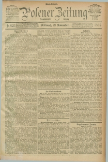 Posener Zeitung. Jg.99, Nr. 823 (23 November 1892) - Abend=Ausgabe.