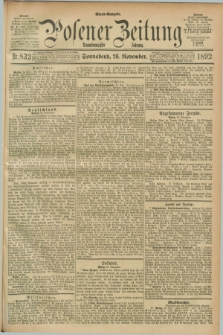 Posener Zeitung. Jg.99, Nr. 832 (26 November 1892) - Abend=Ausgabe.