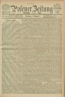 Posener Zeitung. Jg.99, Nr. 846 (2 Dezember 1892) - Mittag=Ausgabe.
