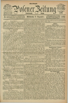Posener Zeitung. Jg.99, Nr. 895 (21 Dezember 1892) - Abend=Ausgabe.