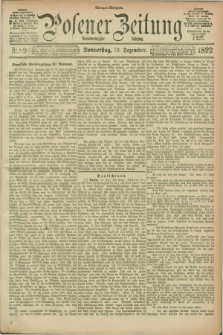 Posener Zeitung. Jg.99, Nr. 896 (22 Dezember 1892) - Morgen=Ausgabe. + dod.