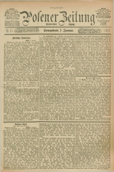 Posener Zeitung. Jg.100, Nr. 17 (7 Januar 1893) - Mittag=Ausgabe.