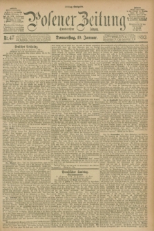 Posener Zeitung. Jg.100, Nr. 47 (19 Januar 1893) - Mittag=Ausgabe.
