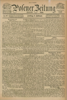 Posener Zeitung. Jg.100, Nr. 87 (3 Februar 1893) - Abend=Ausgabe.