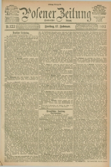 Posener Zeitung. Jg.100, Nr. 122 (17 Februar 1893) - Mittag=Ausgabe.
