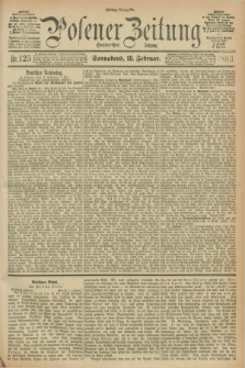 Posener Zeitung. Jg.100, Nr. 125 (18 Februar 1893) - Mittag=Ausgabe.