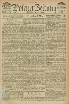 Posener Zeitung. Jg.100, Nr. 155 (2 März 1893) - Mittag=Ausgabe.