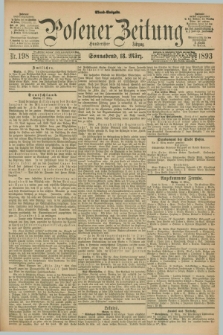 Posener Zeitung. Jg.100, Nr. 198 (18 März 1893) - Abend=Ausgabe.