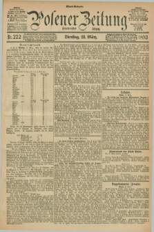 Posener Zeitung. Jg.100, Nr. 222 (28 März 1893) - Abend=Ausgabe.