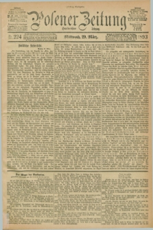 Posener Zeitung. Jg.100, Nr. 224 (29 März 1893) - Mittag=Ausgabe.