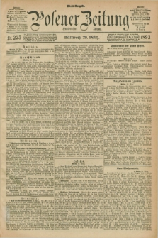 Posener Zeitung. Jg.100, Nr. 225 (29 März 1893) - Abend=Ausgabe.