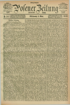 Posener Zeitung. Jg.100, Nr. 307 (3 Mai 1893) - Mittag=Ausgabe.