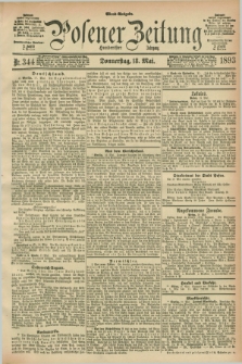 Posener Zeitung. Jg.100, Nr. 344 (18 Mai 1893) - Abend=Ausgabe.