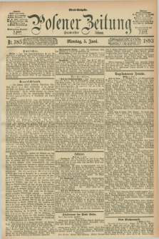 Posener Zeitung. Jg.100, Nr. 385 (5 Juni 1893) - Abend=Ausgabe.