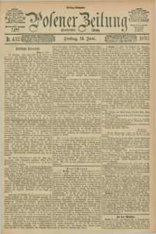 Posener Zeitung. Jg.100, Nr. 432 (23 Juni 1893) - Mittag=Ausgabe.