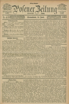 Posener Zeitung. Jg.100, Nr. 435 (24 Juni 1893) - Mittag=Ausgabe.