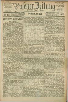 Posener Zeitung. Jg.100, Nr. 479 (12 Juli 1893) - [Morgen=Ausgabe.] + dod.