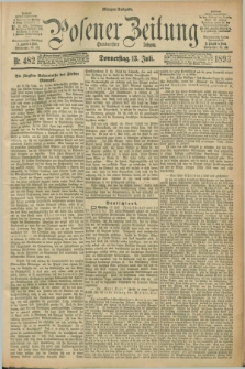 Posener Zeitung. Jg.100, Nr. 482 (13 Juli 1893) - Morgen=Ausgabe. + dod.