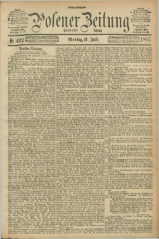 Posener Zeitung. Jg.100, Nr. 492 (17 Juli 1893) - Mittag=Ausgabe.