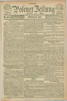 Posener Zeitung. Jg.100, Nr. 499 (19 Juli 1893) - Abend=Ausgabe.
