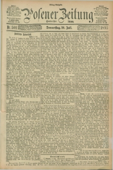 Posener Zeitung. Jg.100, Nr. 501 (20 Juli 1893) - Mittag=Ausgabe.