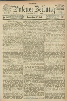 Posener Zeitung. Jg.100, Nr. 519 (27 Juli 1893) - Mittag=Ausgabe.