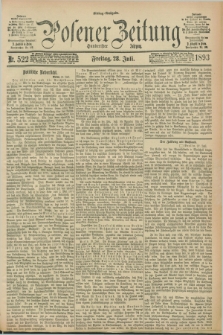 Posener Zeitung. Jg.100, Nr. 522 (28 Juli 1893) - Mittag=Ausgabe.
