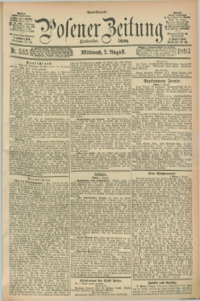 Posener Zeitung. Jg.100, Nr. 535 (2 August 1893) - Abend=Ausgabe.