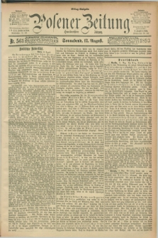 Posener Zeitung. Jg.100, Nr. 561 (12 August 1893) - Mittag=Ausgabe.