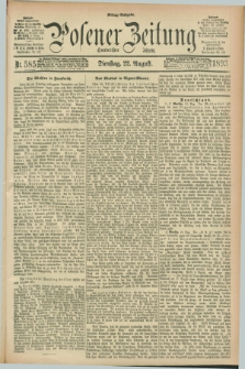 Posener Zeitung. Jg.100, Nr. 585 (22 August 1893) - Mittag=Ausgabe.
