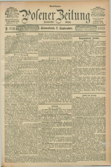 Posener Zeitung. Jg.100, Nr. 616 (2 September 1893) - Abend=Ausgabe.