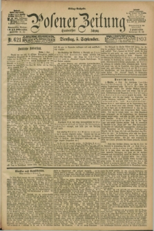 Posener Zeitung. Jg.100, Nr. 621 (5 September 1893) - Mittag=Ausgabe.