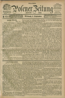 Posener Zeitung. Jg.100, Nr. 624 (6 September 1893) - Mittag=Ausgabe.