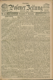 Posener Zeitung. Jg.100, Nr. 633 (9 September 1893) - Mittag=Ausgabe.