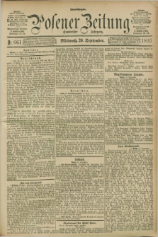 Posener Zeitung. Jg.100, Nr. 661 (20 September 1893) - Abend=Ausgabe.