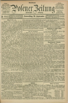 Posener Zeitung. Jg.100, Nr. 682 (28 September 1893) - Abend=Ausgabe.