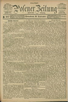 Posener Zeitung. Jg.100, Nr. 687 (30 September 1893) - Mittag=Ausgabe.